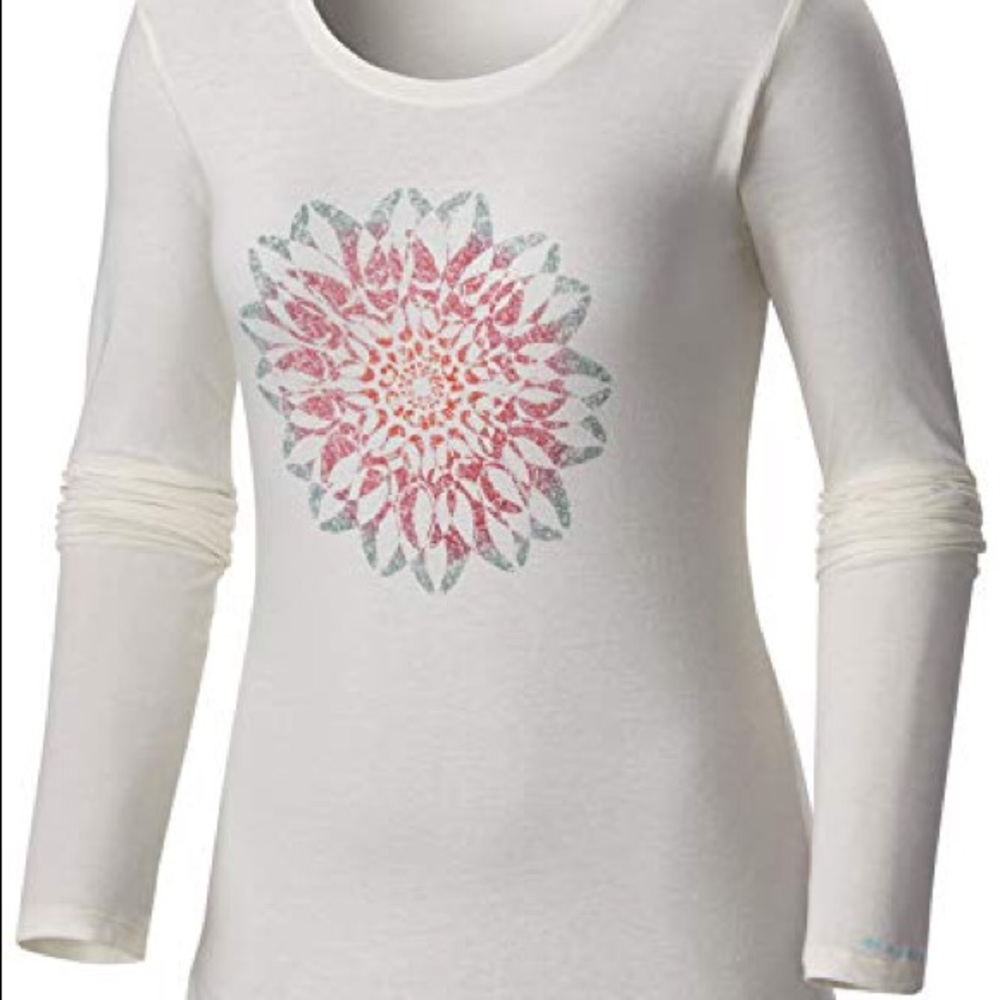 Columbia Flower Tulip Tee Chalk